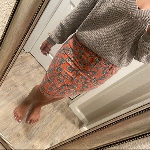 Anthropologie denim skirt.